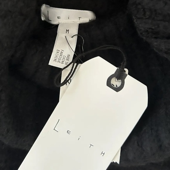 Leith Alpaca Blend Dolman Sleeve Ribbed Turtleneck Sweater Size Medium- New! - Picture 5 of 8